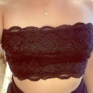 Very soft black lace. Sheen finish